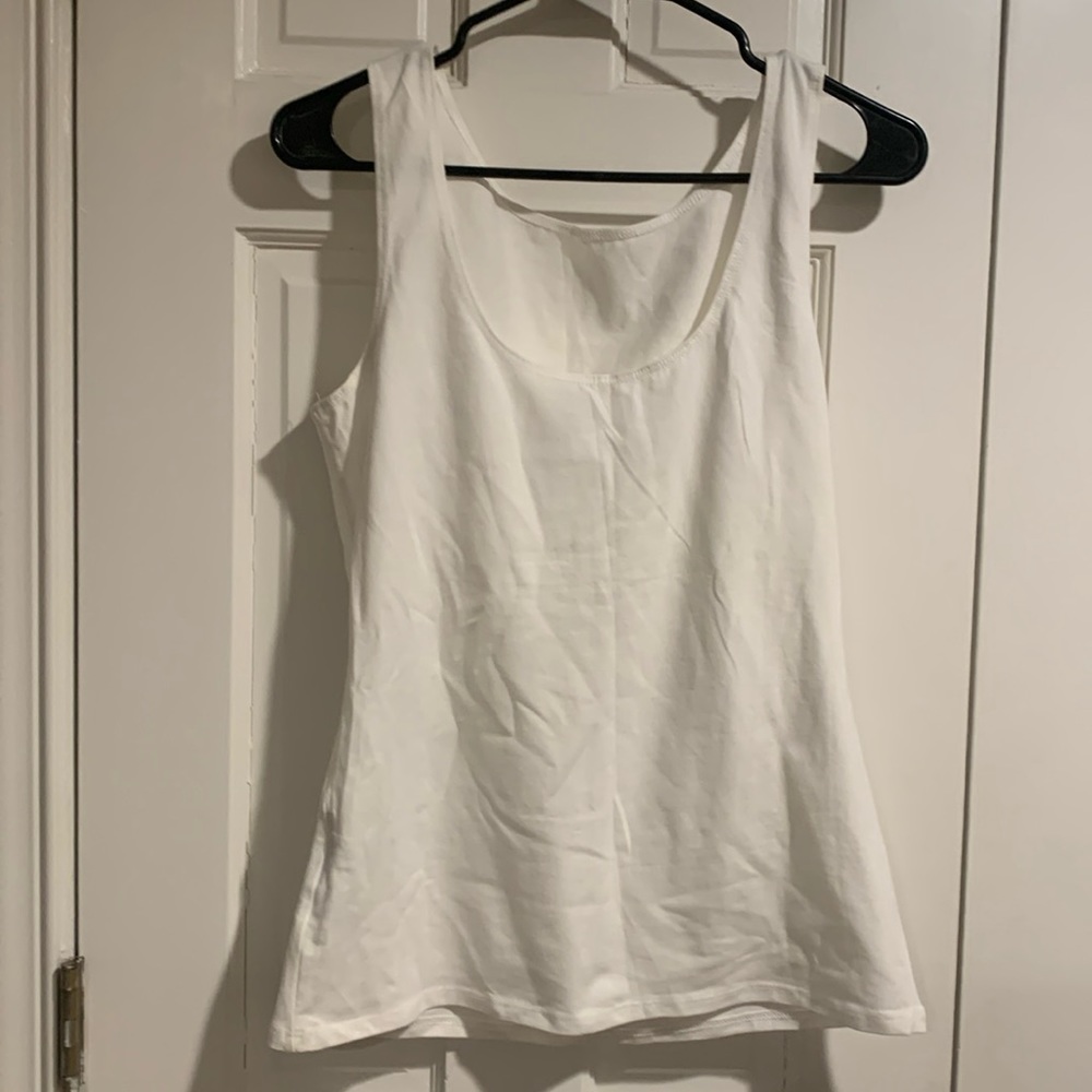 Boston Proper White Tank Top